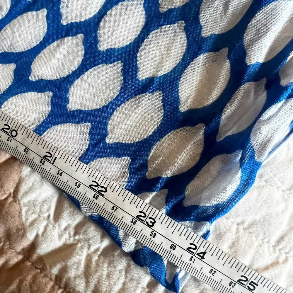 Kate Spade blue lemons infinity scarf